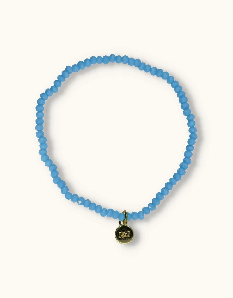 J&J Crystal armband baby blue