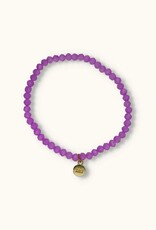 J&J Crystal armband pastel lila