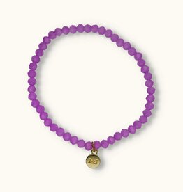 J&J Crystal armband pastel lila