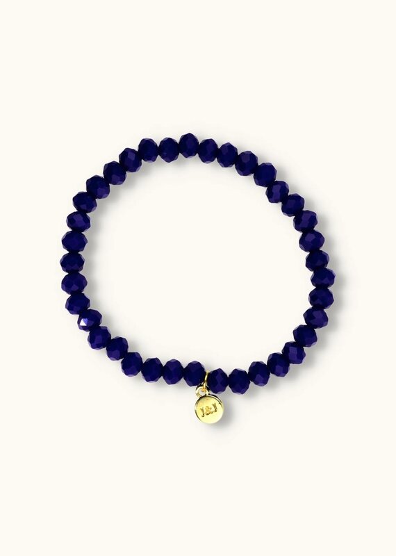 J&J Crystal armband kings blue,