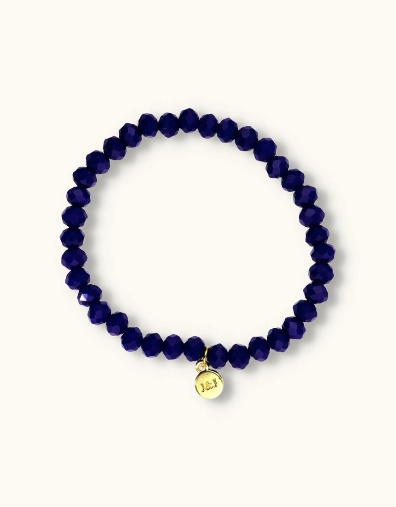 J&J Crystal armband kings blue,