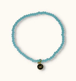J&J Crystal armband pastel light blue