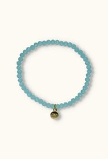 J&J Crystal armband pastel light blue