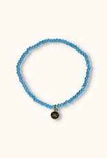 J&J Crystal armband sparkling baby blue