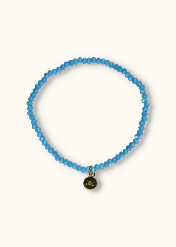J&J Crystal armband sparkling baby blue