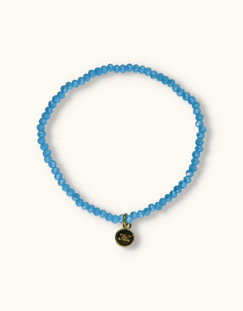 J&J Crystal armband sparkling baby blue