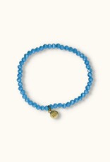 J&J Crystal armband sparkling baby blue