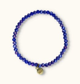 J&J Crystal armband sparkling mystic blue
