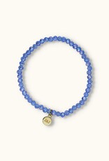 J&J Crystal armband sparkling jeans blue