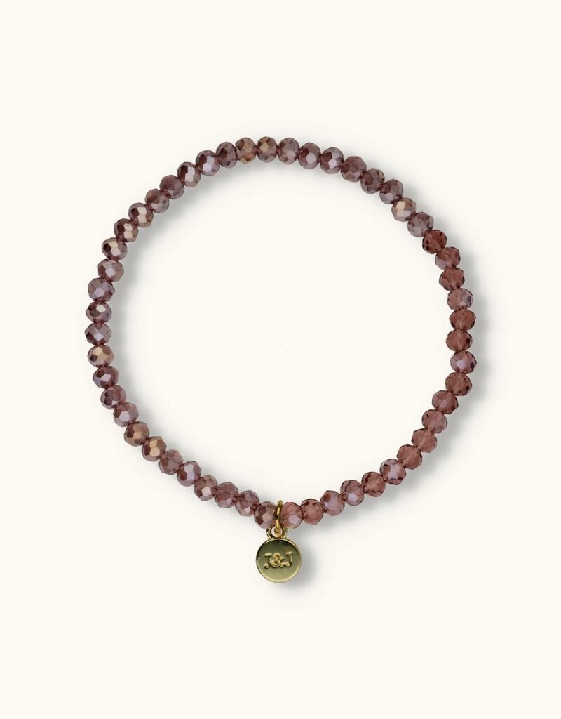 J&J Crystal armband sparkling pink festival