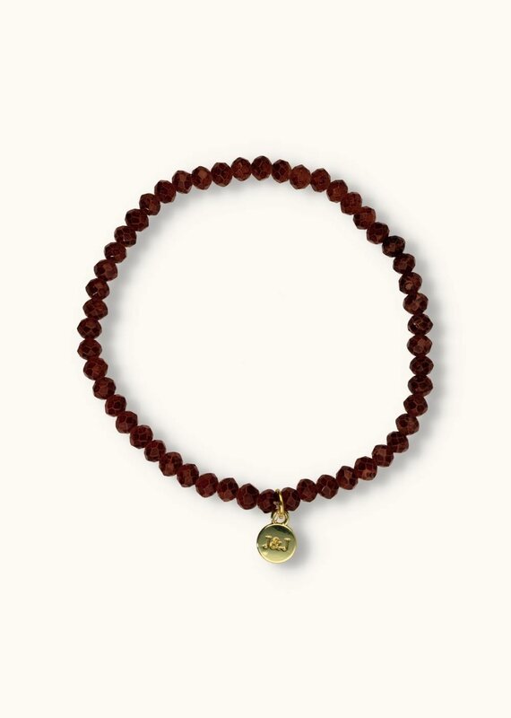 J&J Crystal armband choco