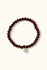J&J Crystal armband choco