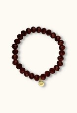 J&J Crystal armband choco