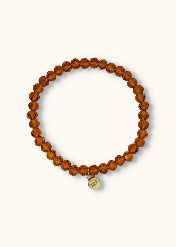 J&J Crystal armband sparkling fudge