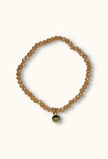 J&J Crystal armband sparkling nude