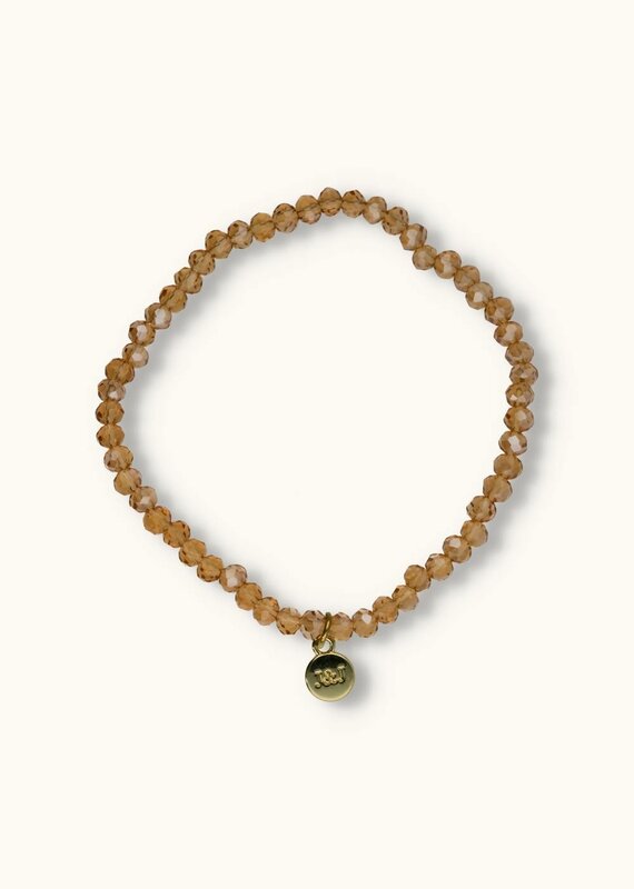 J&J Crystal armband sparkling nude