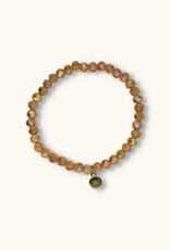 J&J Crystal armband sparkling nude