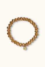J&J Crystal armband sparkling nude