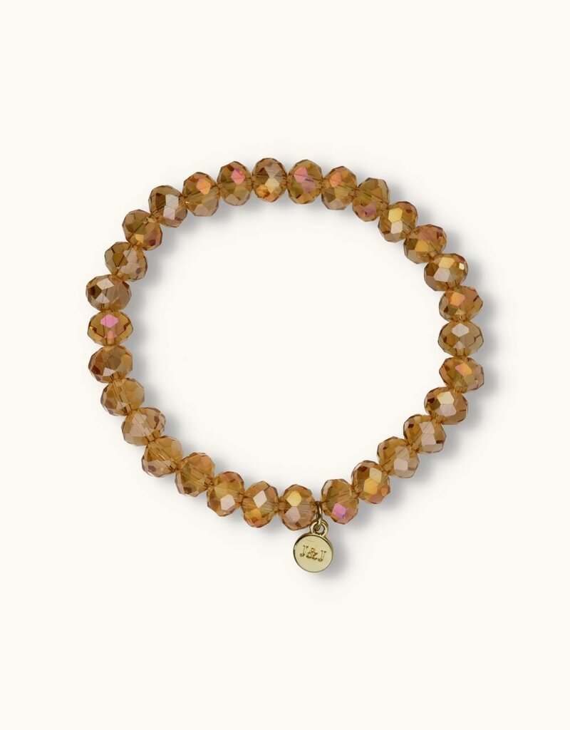 J&J Crystal armband sparkling nude