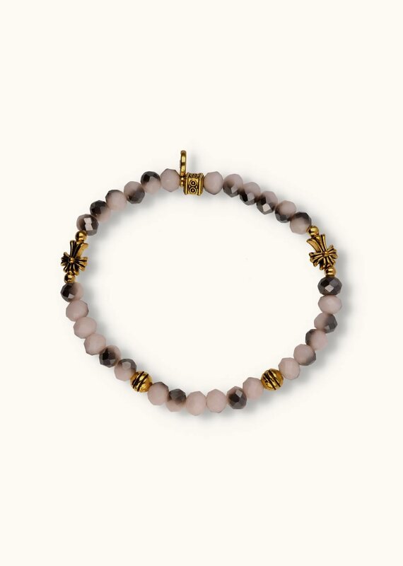 J&J Crystal armband cube black