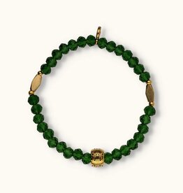 J&J Crystal armband wybert green