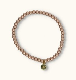 J&J Parel armband soft caramel