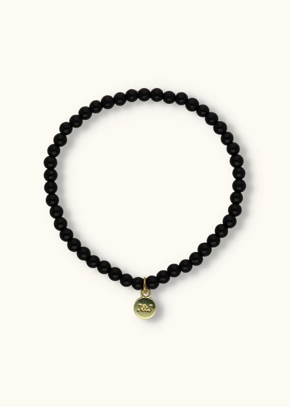 J&J Parel armband glossy black