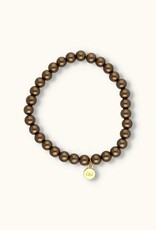 J&J Parel armband choco