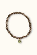 J&J Parel armband choco