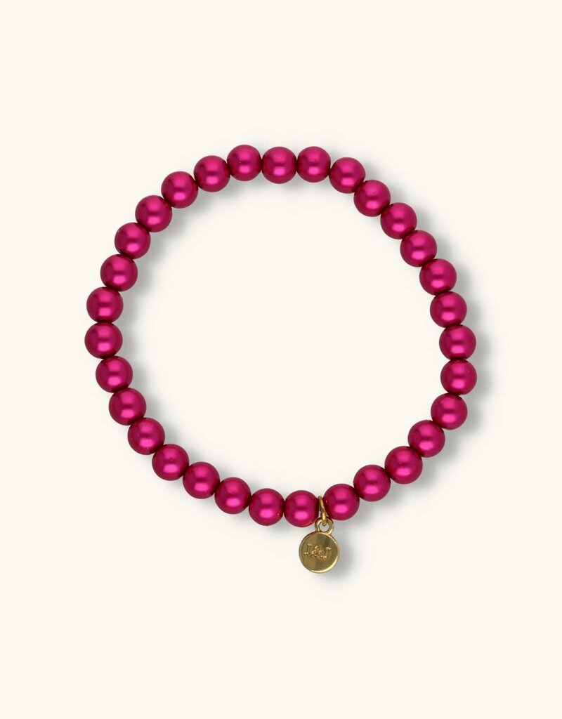 J&J Parel armband fuchsia