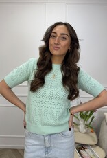Nela top groen