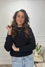 valerie l/s on drop shoulder black