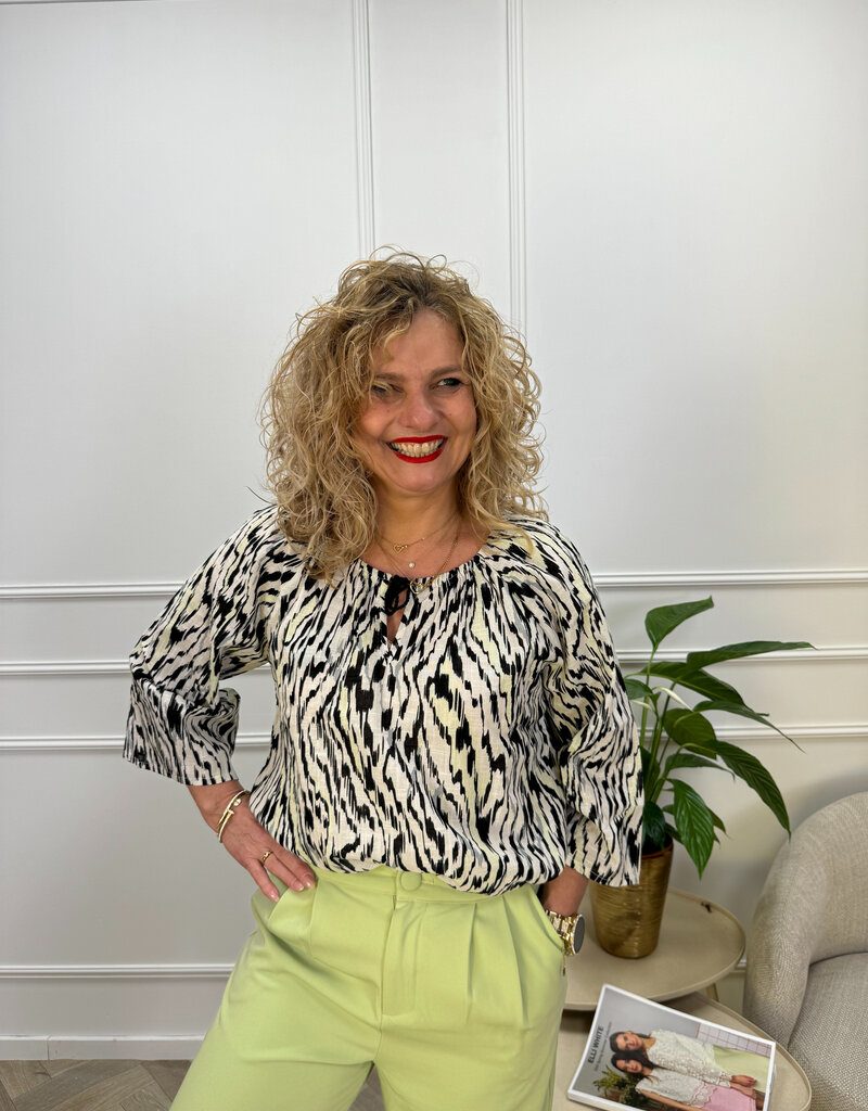 Sapna tassel top sandshell