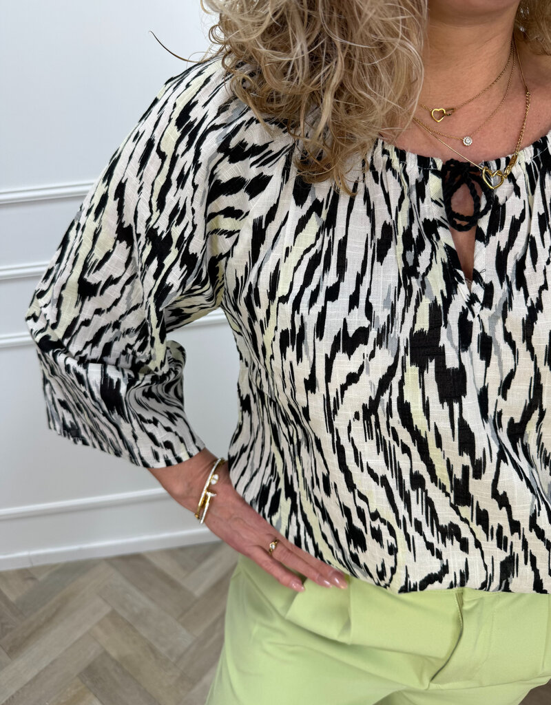Sapna tassel top sandshell