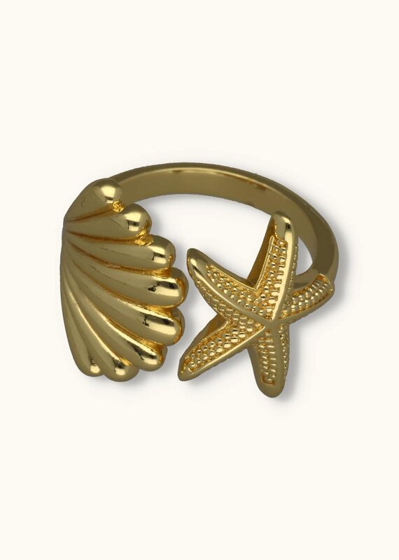 J&J Statement ring Sea life