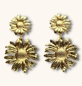 J&J Oorbel statement sunflower