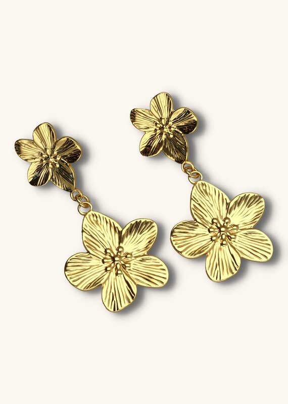 J&J Oorbel statement flowers