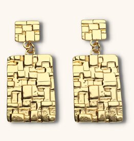 J&J Oorbel statement Squares