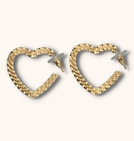 J&J Oorbel statement cubic heart