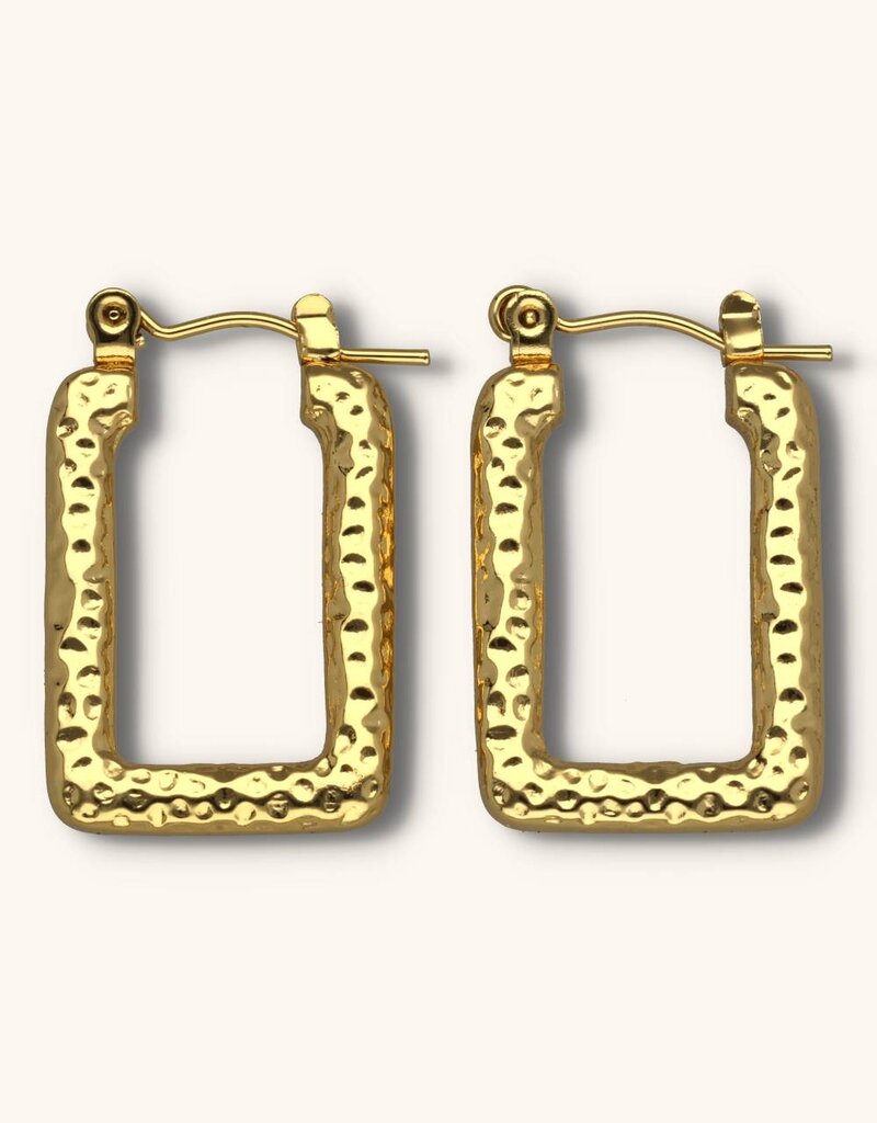 J&J Oorbel statement chuncky squares