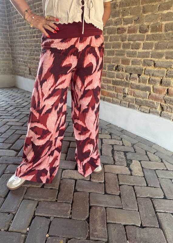 Miles hw palazzo  pant dusty rose