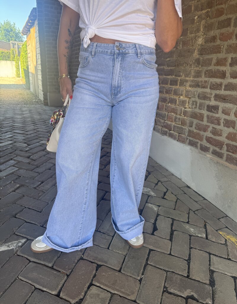 Redial Lenny  Baggy wide leg blue