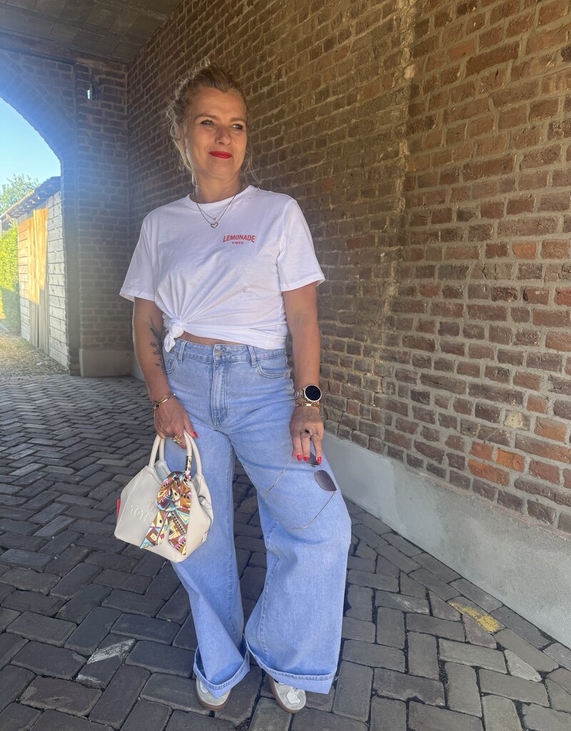 Redial Lenny  Baggy wide leg blue