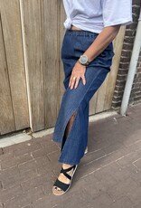 pieces Tenim hw maxi skirt blue denim