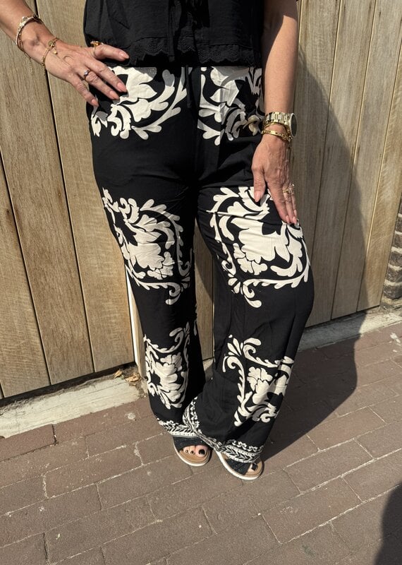 Maggie life mw wide pant black