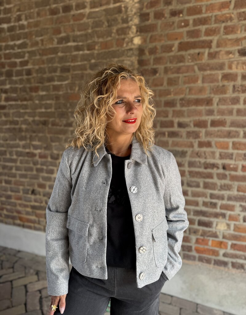 Callie life short jacket grey