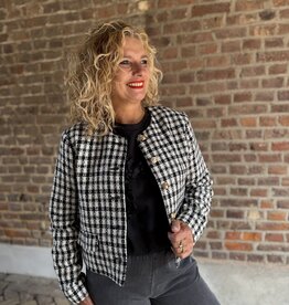 Gabrielle l/s boucle blazer black