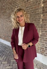 pieces Kamil l.s loose blazer tawny port