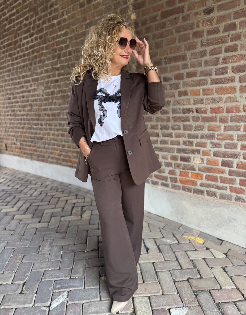 pieces Kamil hw pant hot fudge lgt 32