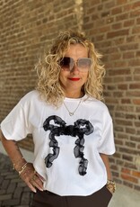 pieces Maudelle ss tee bright white